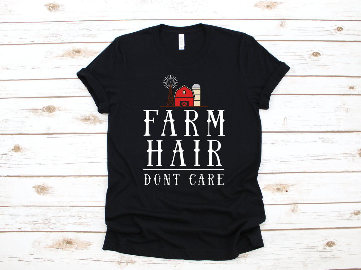 Farm Hair TShirt Cute Farmer Girl Tee Tank Top Hoodie Sweatshirt Long Sleeve Kids Tee Apparel Gift Hoodie – Feel-Good Design · Must-Have Style