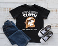 Funny Sloth Kids Tee Cute Sloths TShirt Tank Top Hoodie Sweatshirt Long Sleeve Kids Tee Apparel Gift Hoodie – Aesthetic Look · High-Quality Print