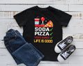 Soda Pizza Video Games TShirt Funny Gamer Kids Tee Tank Top Hoodie Sweatshirt Long Sleeve Kids Tee Apparel Gift Hoodie – Aesthetic Look · High-Quality Print
