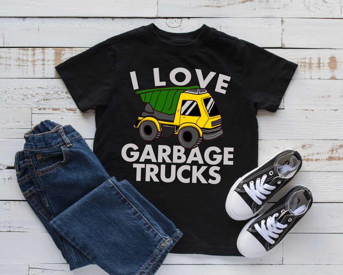 Garbage Trucks TShirt Garbage Truck Kids Tee Tank Top Hoodie Sweatshirt Long Sleeve Kids Tee Apparel Gift Hoodie – Soft Feel · Perfect For Daily Wear