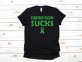Depression Sucks TShirt Mental Health Awareness Tank Top Hoodie Sweatshirt Long Sleeve Kids Tee Apparel Gift Hoodie – Everyday Comfort · High-Quality Print