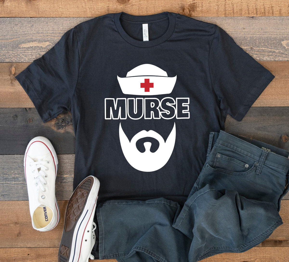 Murse TShirt Bearded Male Nurse Tee Tank Top Hoodie Sweatshirt Long Sleeve Kids Tee Apparel Gift Hoodie – Aesthetic Look · Perfect For Daily Wear