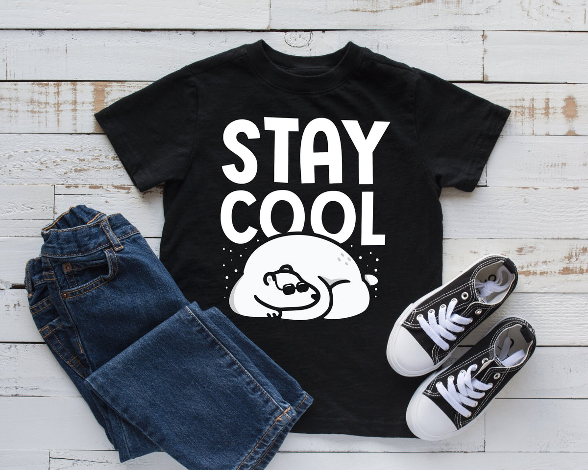 Stay Cool Polar Bear TShirt Cute Polar Bear Tee Kids Hoodie Zoo Tank Top Hoodie Sweatshirt Long Sleeve Kids Tee Apparel Gift Hoodie – Easygoing Wear · Trending Graphic Apparel