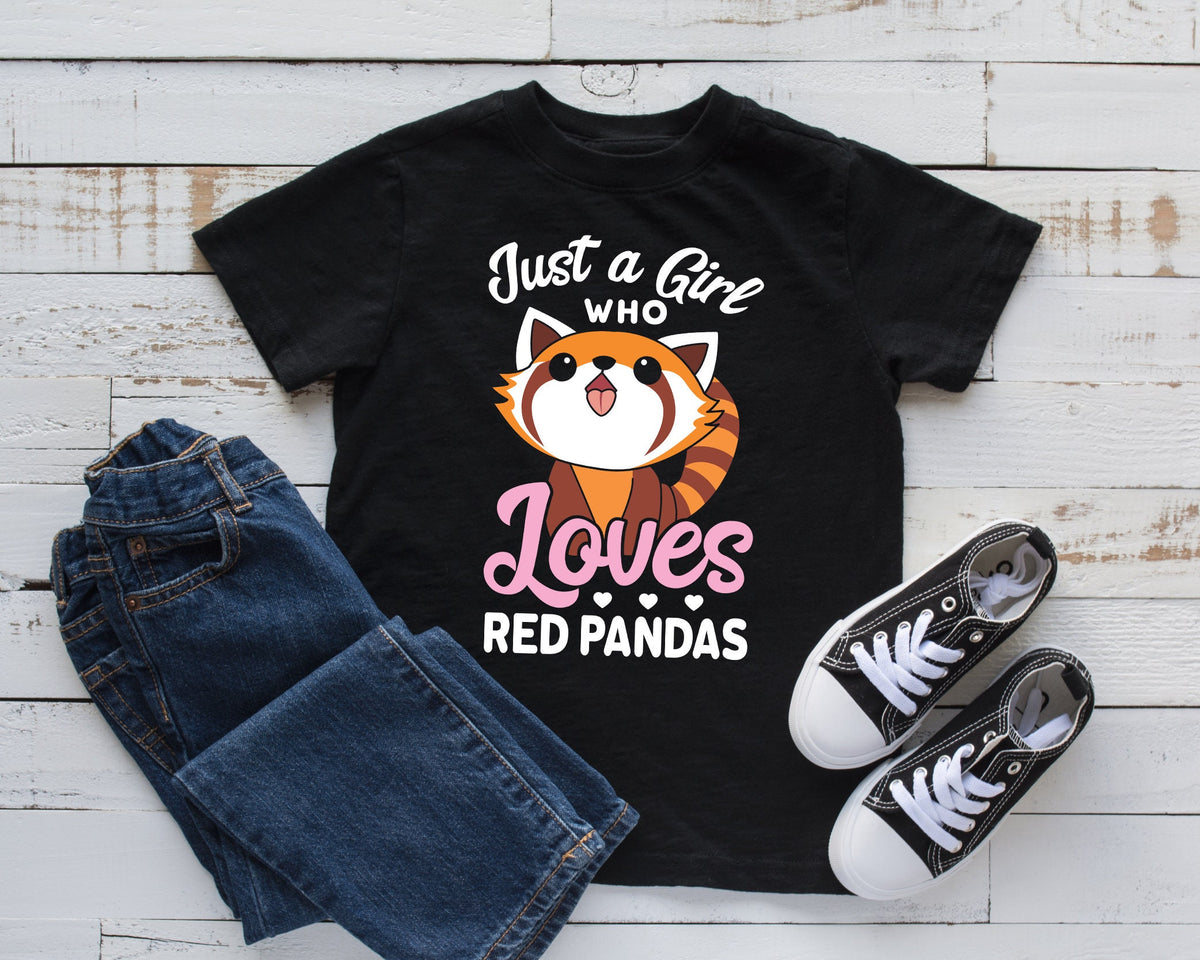 Girl Who Loves Red Pandas TShirt Cute Red Panda Tee Kids Hoodie Tank Top Hoodie Sweatshirt Long Sleeve Kids Tee Apparel Gift Hoodie – Aesthetic Look · Trending Graphic Apparel