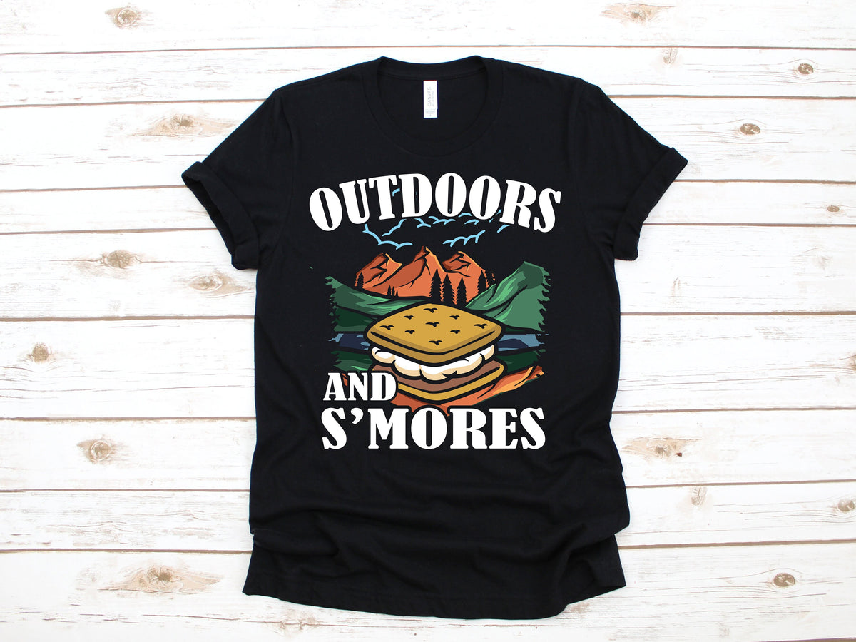 Outdoors and S39mores TShirt Funny Smores Tee Camping Kids Hoodie Tank Top Hoodie Sweatshirt Long Sleeve Kids Tee Apparel Gift Hoodie – Cozy Vibes · Must-Have Style