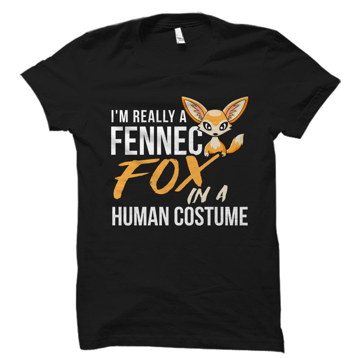 Fennec Fox Shirt Autumn Tshirt Fall Shirt Fox Shirt Women Fennec Fox Gifts Animal Lover Gift Fox Gift OS4392 Graphic Tee – Warm & Stylish · High-Quality Print