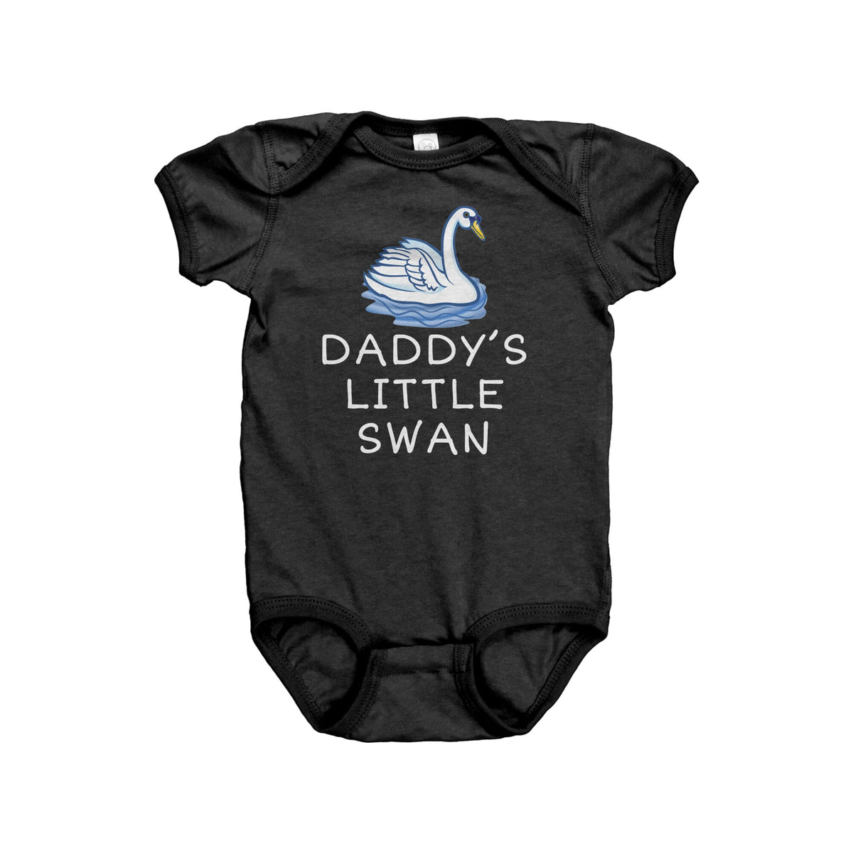 Cute Swan Baby Bodysuit Swan Lover Baby Gift Swan Baby Onepiece Daddy39s Little Swan Baby Shower First Birthday Graphic Tee – Fan Favorite · Trending Graphic Apparel