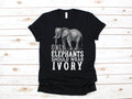 Only Elephants Should Wear Ivory TShirt Anti Poaching Elephant Tee Tank Top Hoodie Sweatshirt Long Sleeve Kids Tee Apparel Gift Hoodie – Bold Style · Top Pick For Any Outfit
