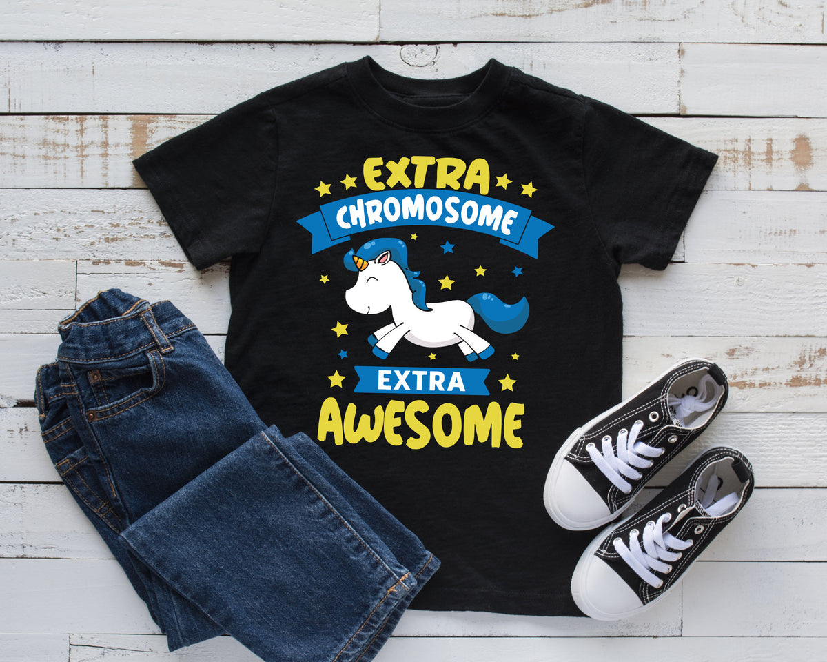 Extra Chromosome Unicorn TShirt Extra Awesome Down Syndrome Kids Hoodie Toddler Tee Tank Top Hoodie Sweatshirt Long Sleeve Kids Tee Hoodie – Fan Favorite · Top Pick For Any Outfit