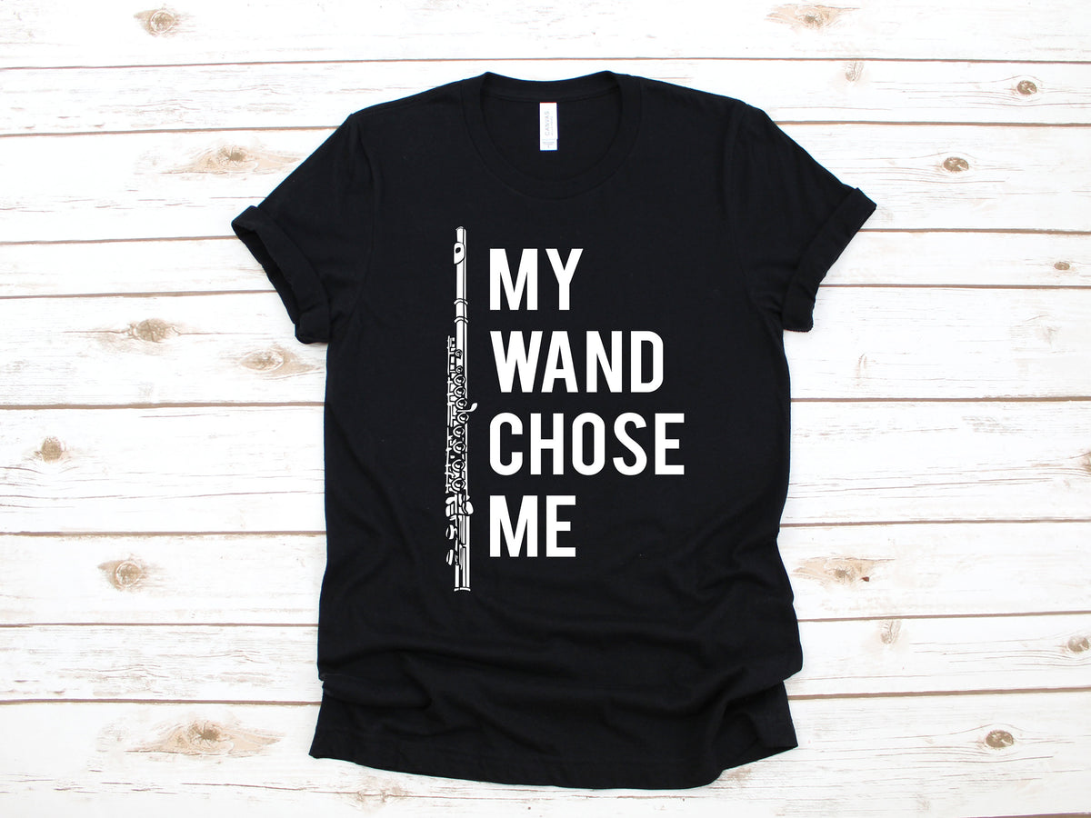 Funny Flute TShirt Flute My Wand Chose Me Tank Top Hoodie Sweatshirt Long Sleeve Kids Tee Apparel Gift Hoodie – Easygoing Wear · Must-Have Style