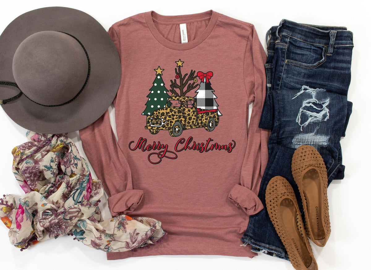 Merry Christmas TruckLeopard Truck ShirtChristmas Tree ShirtMerry ChristmasChristmas Matching Family ShirtChristmas Truck Family Shirt Graphic Tee – Fan Favorite · Great Gift For Fans