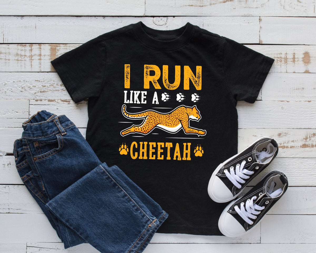 I Run Like A Cheetah TShirt Cute Cheetahs Kids Tee Tank Top Hoodie Sweatshirt Long Sleeve Kids Tee Apparel Gift Hoodie – Everyday Comfort · Top Pick For Any Outfit