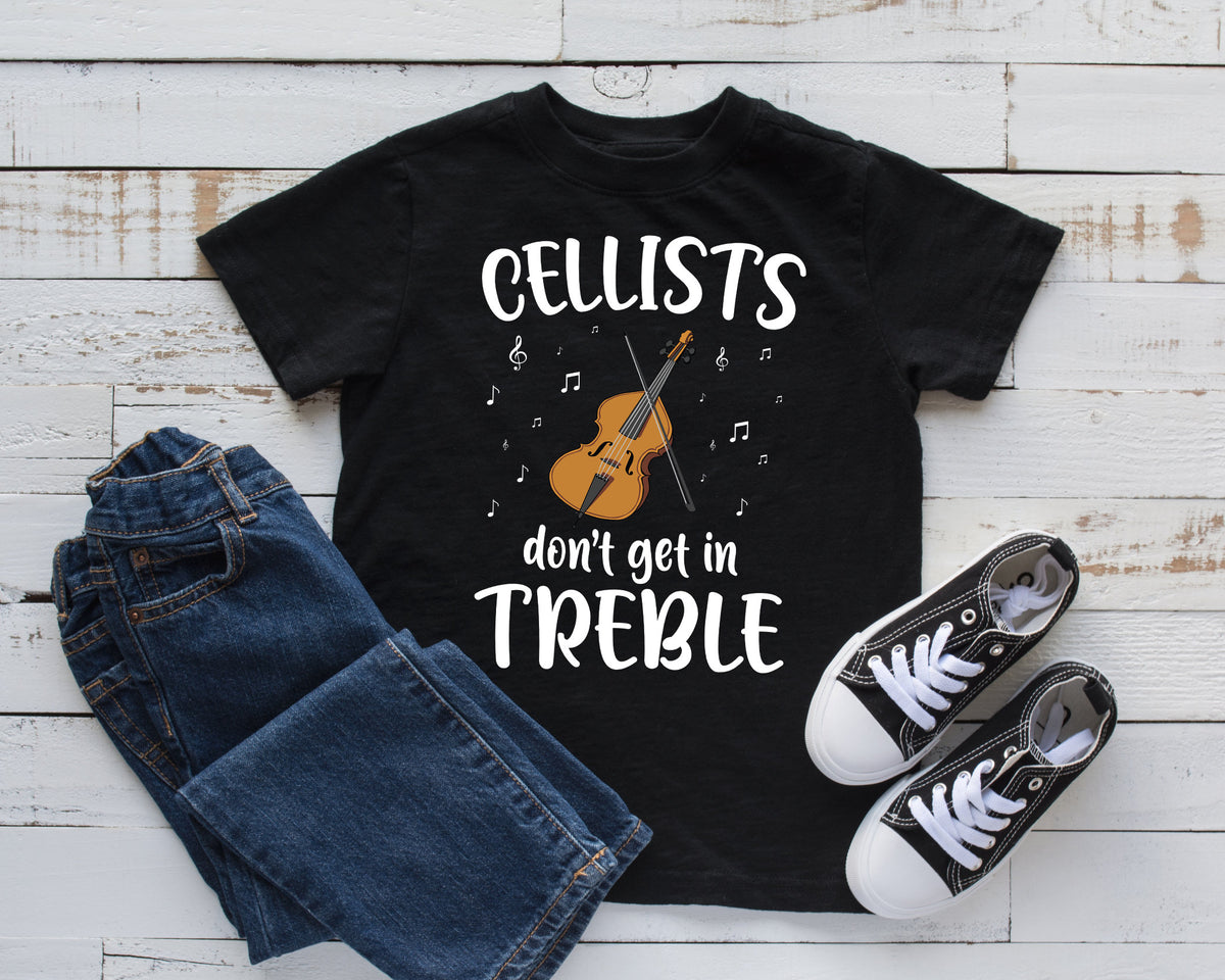 Funny Cello Treble TShirt Cellos Tank Top Cellist Kids Tee Hoodie Sweatshirt Long Sleeve Kids Tee Apparel Gift Hoodie – Warm & Stylish · Top Pick For Any Outfit