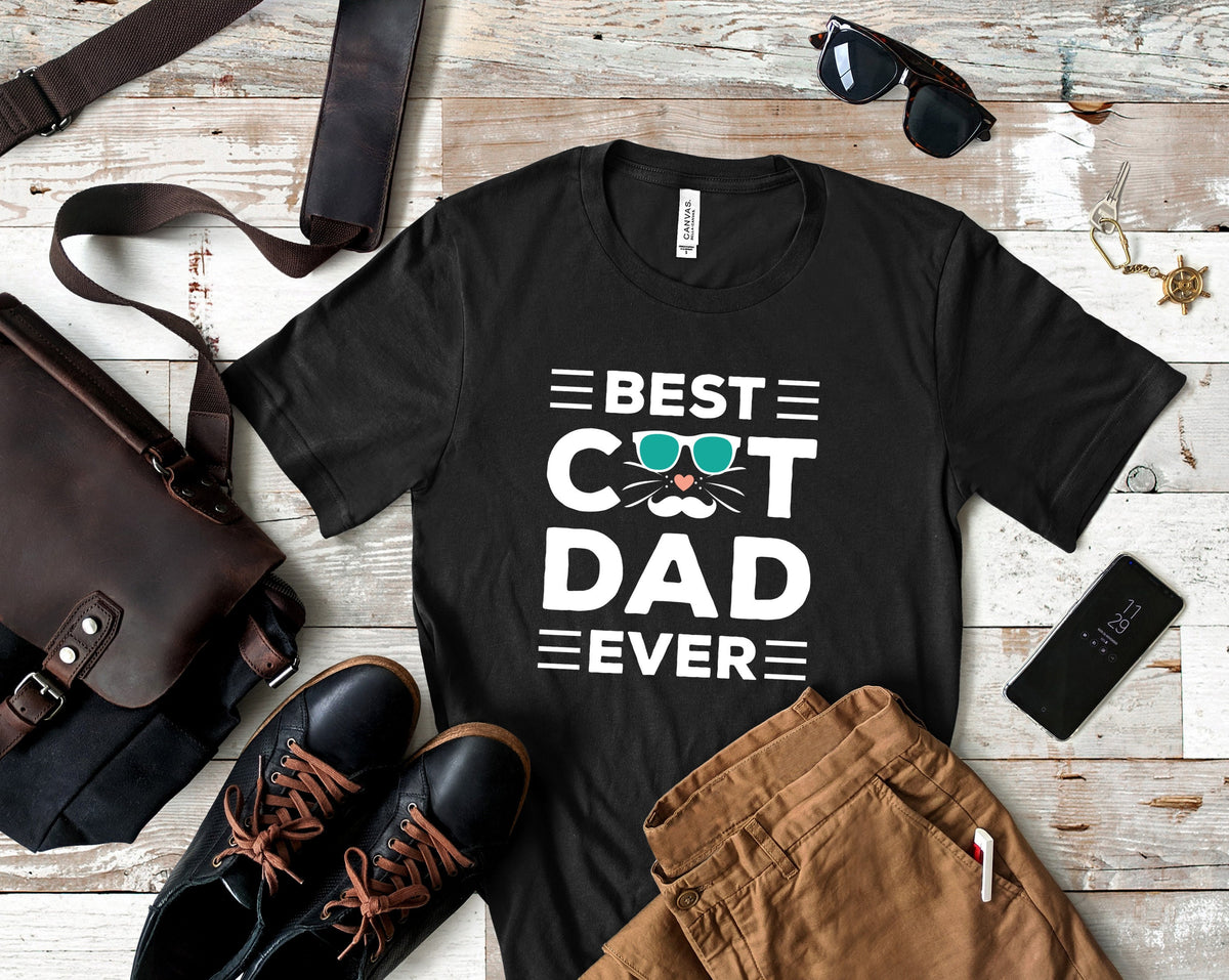 Best Cat Dad Ever TShirt Cat Dads Tee Funny Cat Fathers Day Tank Top Hoodie Sweatshirt Long Sleeve Kids Tee Apparel Gift Hoodie – Bold Style · Top Pick For Any Outfit