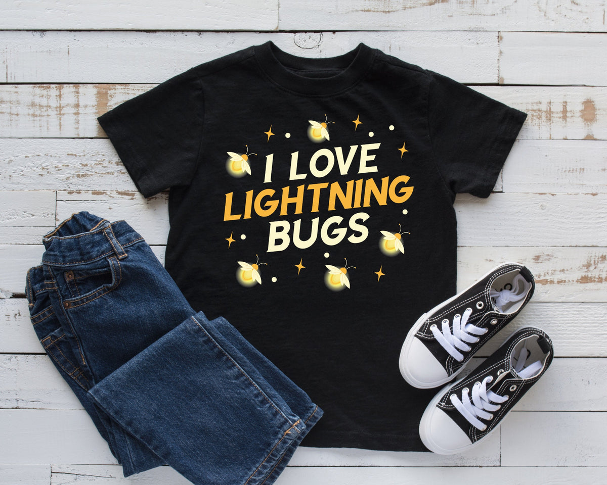 I Love Lightning Bugs TShirt Cute Lightning Bug Kids Tee Tank Top Hoodie Kids Hoodie Sweatshirt Long Sleeve Kids Tee Apparel Gift Hoodie – Warm & Stylish · High-Quality Print