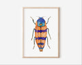 Orange Beetle Art Print Graphic Tee – Warm & Stylish · High-Quality Print