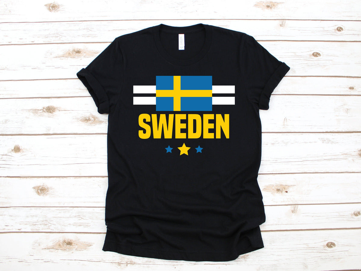 Sweden TShirt Swedish Flag Tee Tank Top Hoodie Sweatshirt Long Sleeve Kids Tee Apparel Gift Hoodie – Premium Graphic · Top Pick For Any Outfit