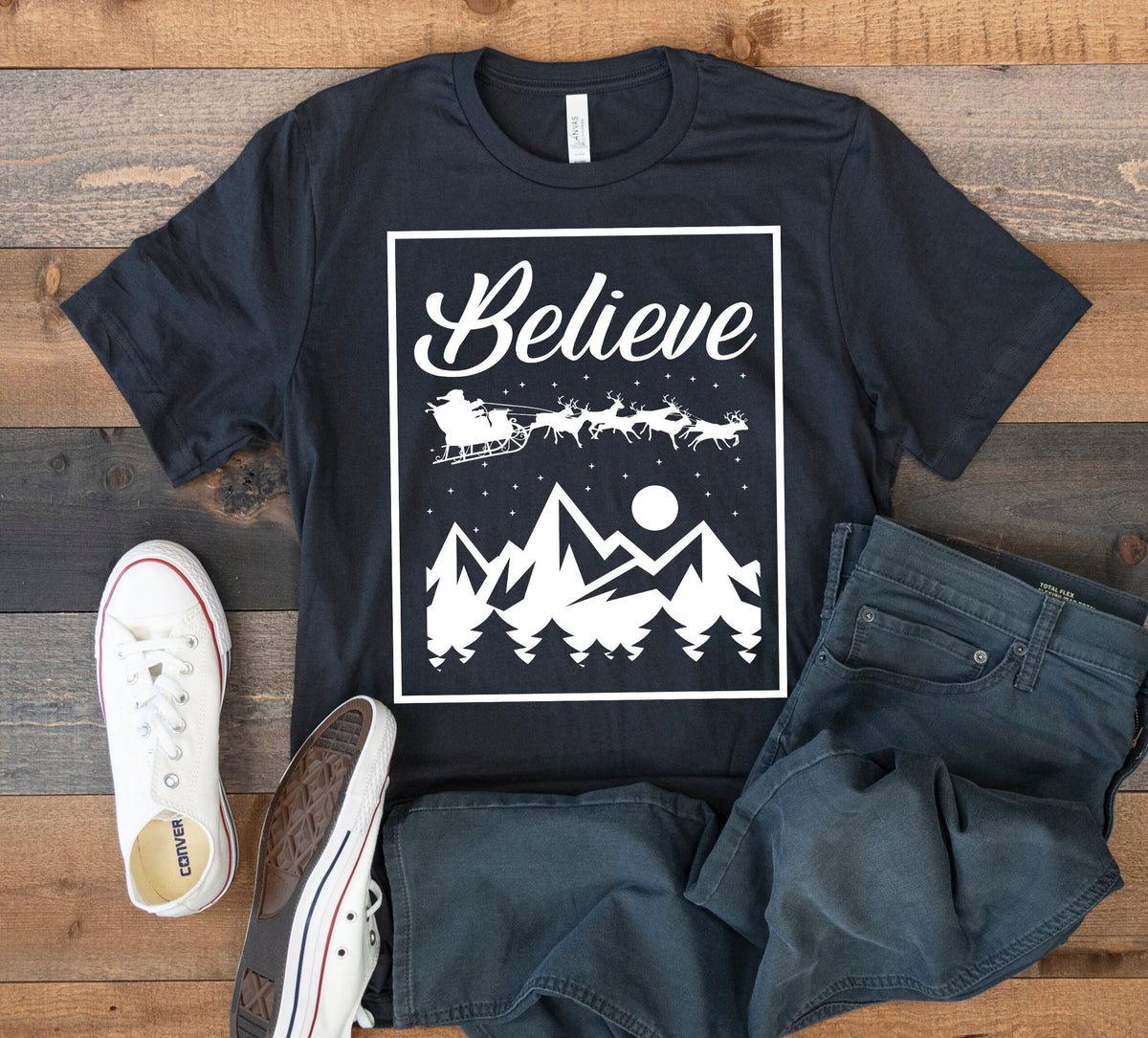 Believe Santa TShirt Cute Christmas Tee Kids Hoodie Toddler Tee Tank Top Hoodie Sweatshirt Long Sleeve Kids Tee Apparel Gift Hoodie – Feel-Good Design · Must-Have Style