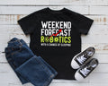Weekend Forecast Robotics TShirt Funny Robot Kids Tee Tank Top Hoodie Sweatshirt Long Sleeve Kids Tee Apparel Gift Hoodie – Aesthetic Look · Top Pick For Any Outfit