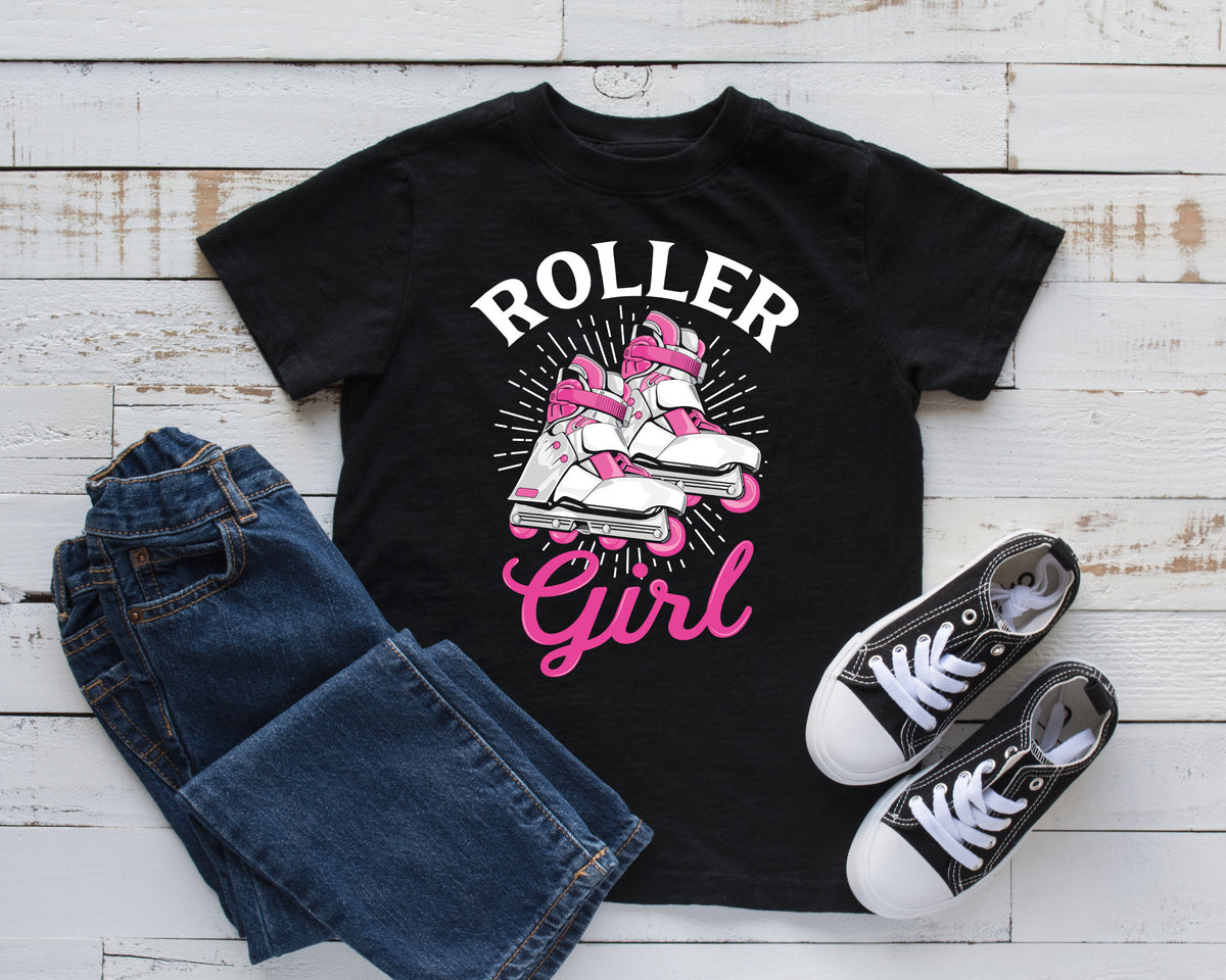 Roller Girl TShirt Cute Rollerblading Kids Tee Rollerblade Tank Top Hoodie Sweatshirt Long Sleeve Kids Tee Apparel Gift Hoodie – Aesthetic Look · Perfect For Daily Wear
