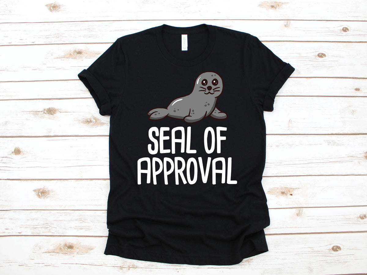 Funny Seal TShirt Seal Of Approval Tee Seal Toddler Tee Kids Tee Zoo Tank Top Hoodie Sweatshirt Long Sleeve Hoodie – Soft Feel · Trending Graphic Apparel