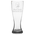 Nietzsche Pilsner Glass Philosophy Teacher Philosophy Student Gift Nihilist Nihilism What Would Nietzsche Do Graphic Tee – Feel-Good Design · High-Quality Print