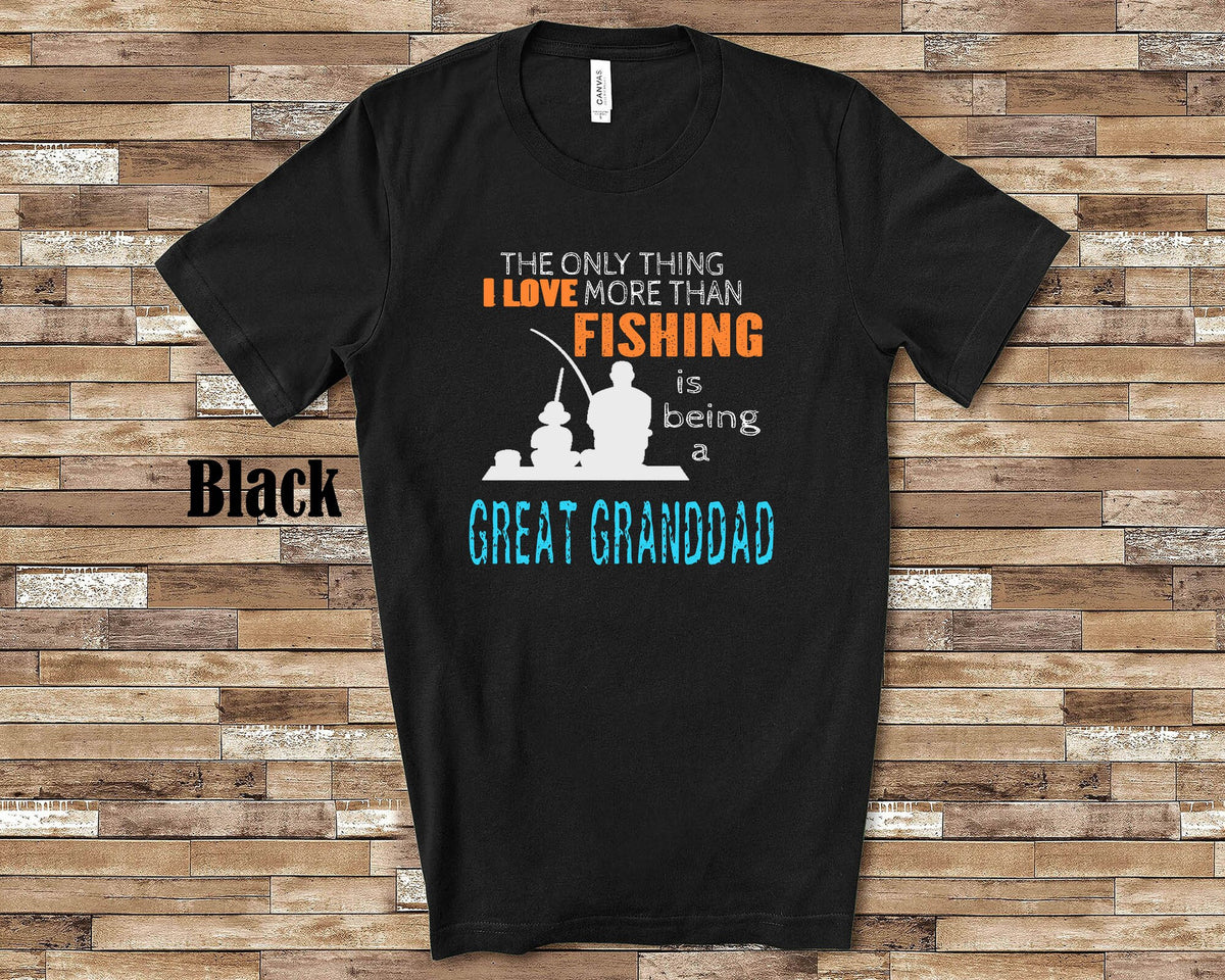 Love More Than Fishing Great Granddad Tshirt Long Sleeve Shirt Sweatshirt Tank Top Special Grandfather Father39s Day Christmas Birthday Gift Sweatshirt – Warm & Stylish · Perfect For Daily Wear