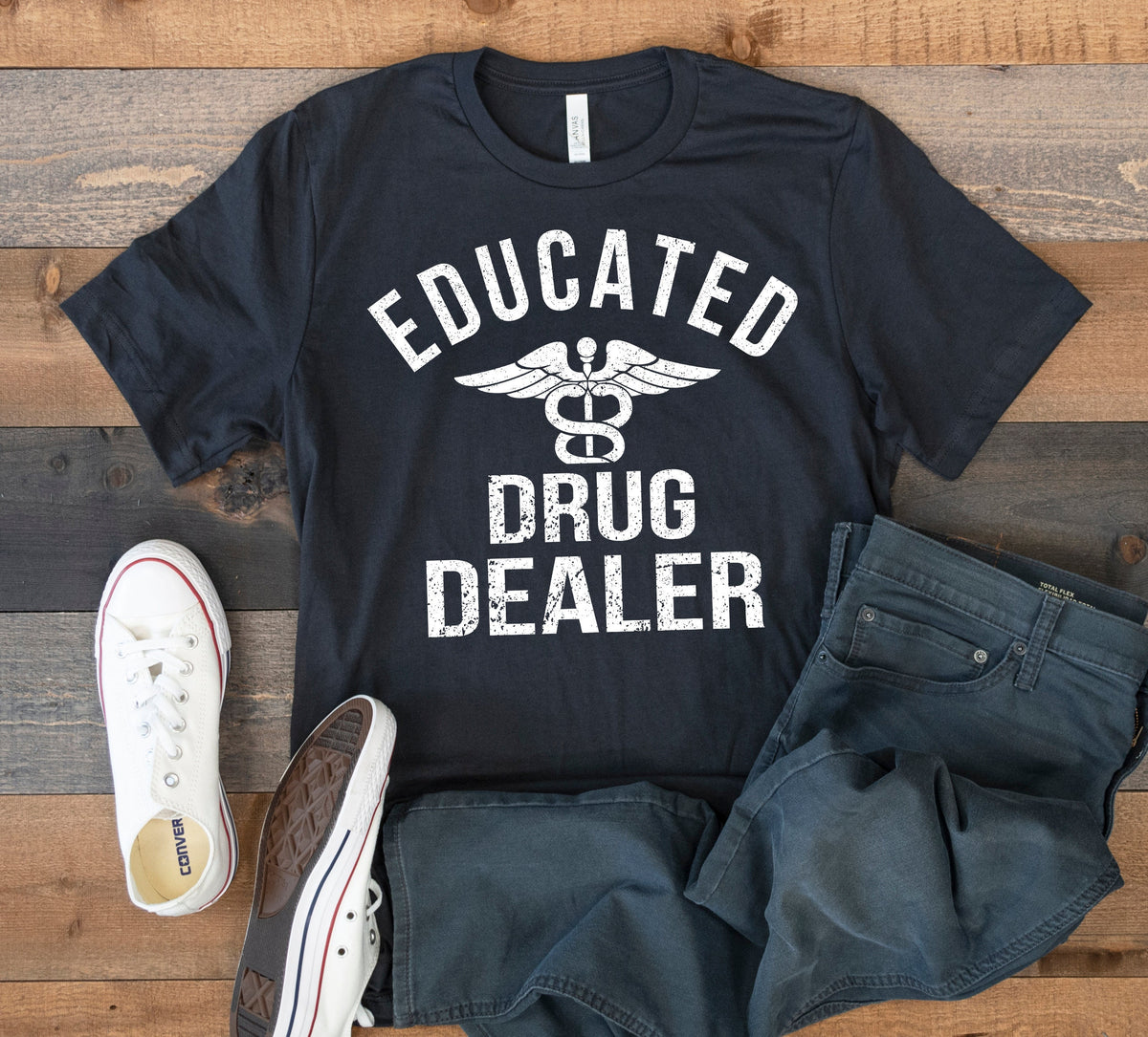 Funny Pharmacist TShirt Pharmacy Technician Educated Drug Dealer Tank Top Hoodie Sweatshirt Long Sleeve Hoodie – Soft Feel · Great Gift For Fans