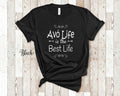 Av Life Is The Best Grandma Tshirt Portuguese Grandmother Gift Idea for Mother39s Day Birthday Christmas or Pregnancy Reveal Announcement Graphic Tee – Cozy Vibes · Must-Have Style
