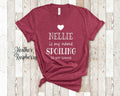 Nellie Is My Name Grandma Tshirt Special Grandmother Gift Idea for Mother39s Day Birthday Christmas or Pregnancy Reveal Announcement Graphic Tee – Premium Graphic · Great Gift For Fans