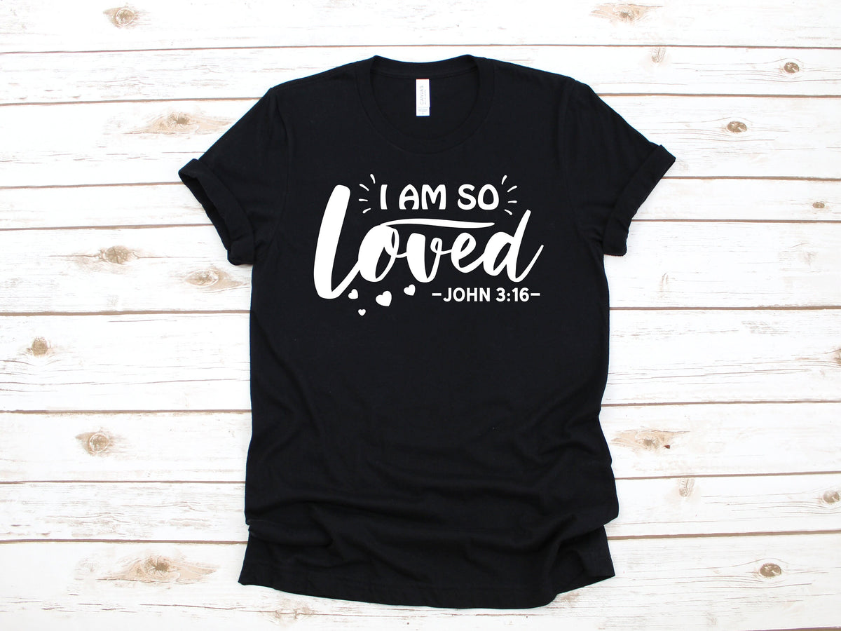 So Loved John 316 TShirt Christian Tee Cute Catholic Bible Tee Kids Hoodie Toddler Tee Hoodie Sweatshirt Long Sleeve Kids Tee Hoodie – Everyday Comfort · Great Gift For Fans