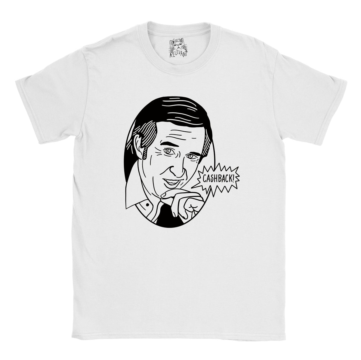 Alan Partridge Cashback T Shirt Graphic Tee – Aesthetic Look · Must-Have Style