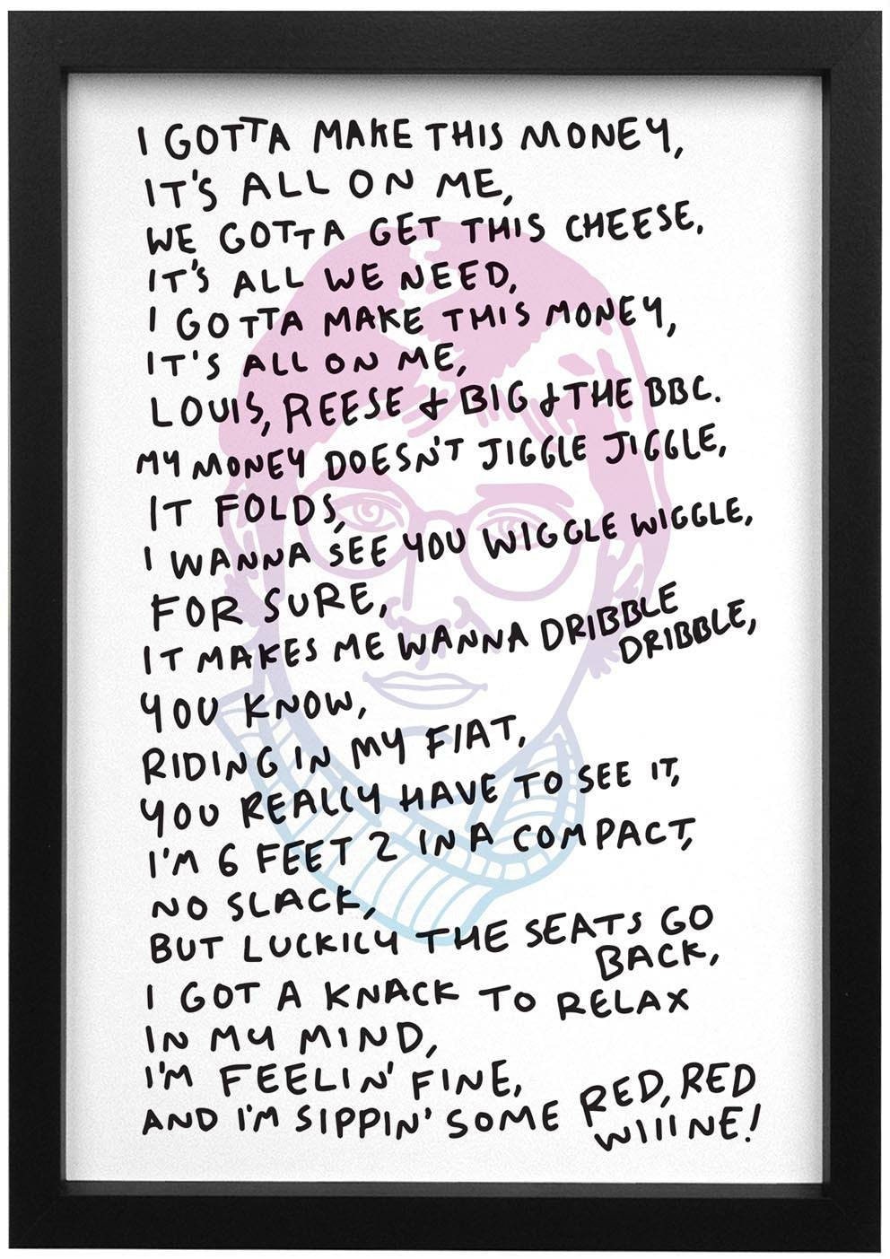 Louis Theroux Rap Lyrics Print Jiggle Jiggle It Folds Weird Weekends BBC Graphic Tee – Aesthetic Look · Top Pick For Any Outfit