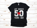 Just Married 50 Years Ago TShirt 50th Wedding Anniversary Tank Top Hoodie Sweatshirt Long Sleeve Kids Tee Apparel Gift Hoodie – Easygoing Wear · Trending Graphic Apparel