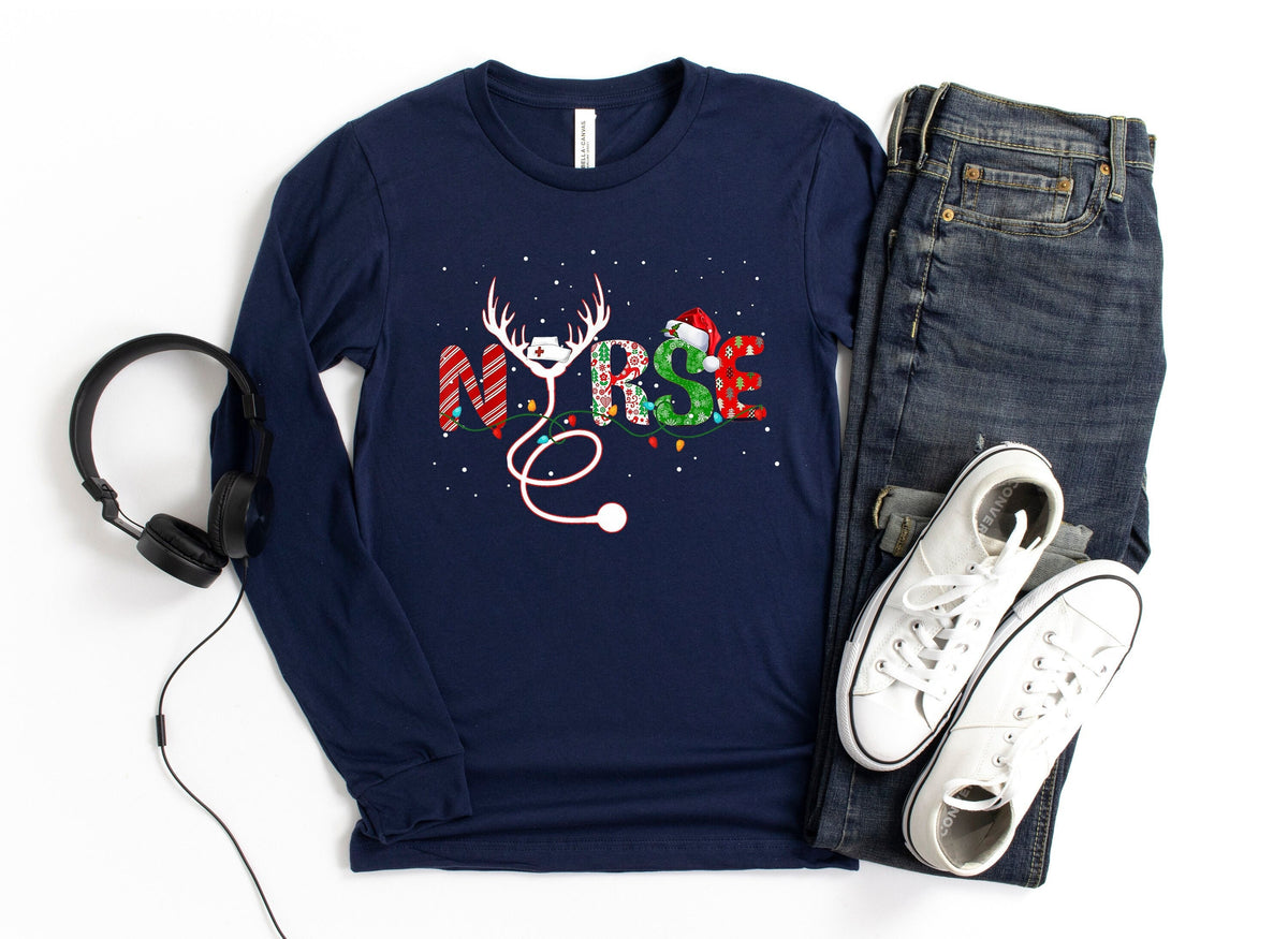 Christmas Nursing Shirt Nursing School T ShirtNurse Christmas shirt Christmas Shirt 2022 ChristmasNurse ShirtNurse Gift for Woman Graphic Tee – Soft Feel · Must-Have Style