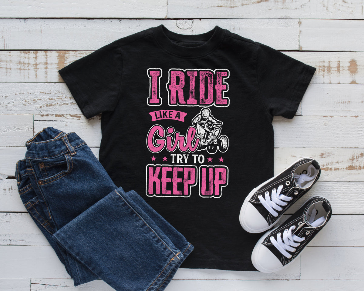 Girl ATV TShirt Funny ATV Quad Tank Top Hoodie Sweatshirt Long Sleeve Kids Tee Apparel Gift Hoodie – Easygoing Wear · Perfect For Daily Wear