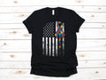 Autism American Flag TShirt Autistic USA Tank Top Hoodie Sweatshirt Long Sleeve Kids Tee Apparel Gift Hoodie – Bold Style · Trending Graphic Apparel