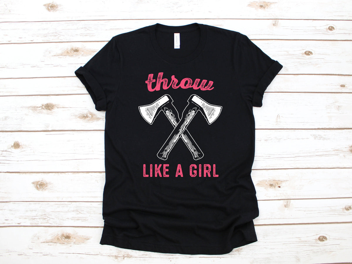 Axe Throw Like A Girl TShirt Ax Throwing Tank Top Hoodie Sweatshirt Long Sleeve Kids Tee Apparel Gift Hoodie – Fan Favorite · Must-Have Style