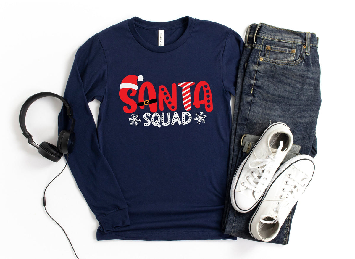 Santa Squad Shirt Santa Shirts Christmas Shirts Family Christmas Shirts Funny Santa Shirt Christmas Santa Shirt Christmas Gifts Graphic Tee – Soft Feel · Top Pick For Any Outfit