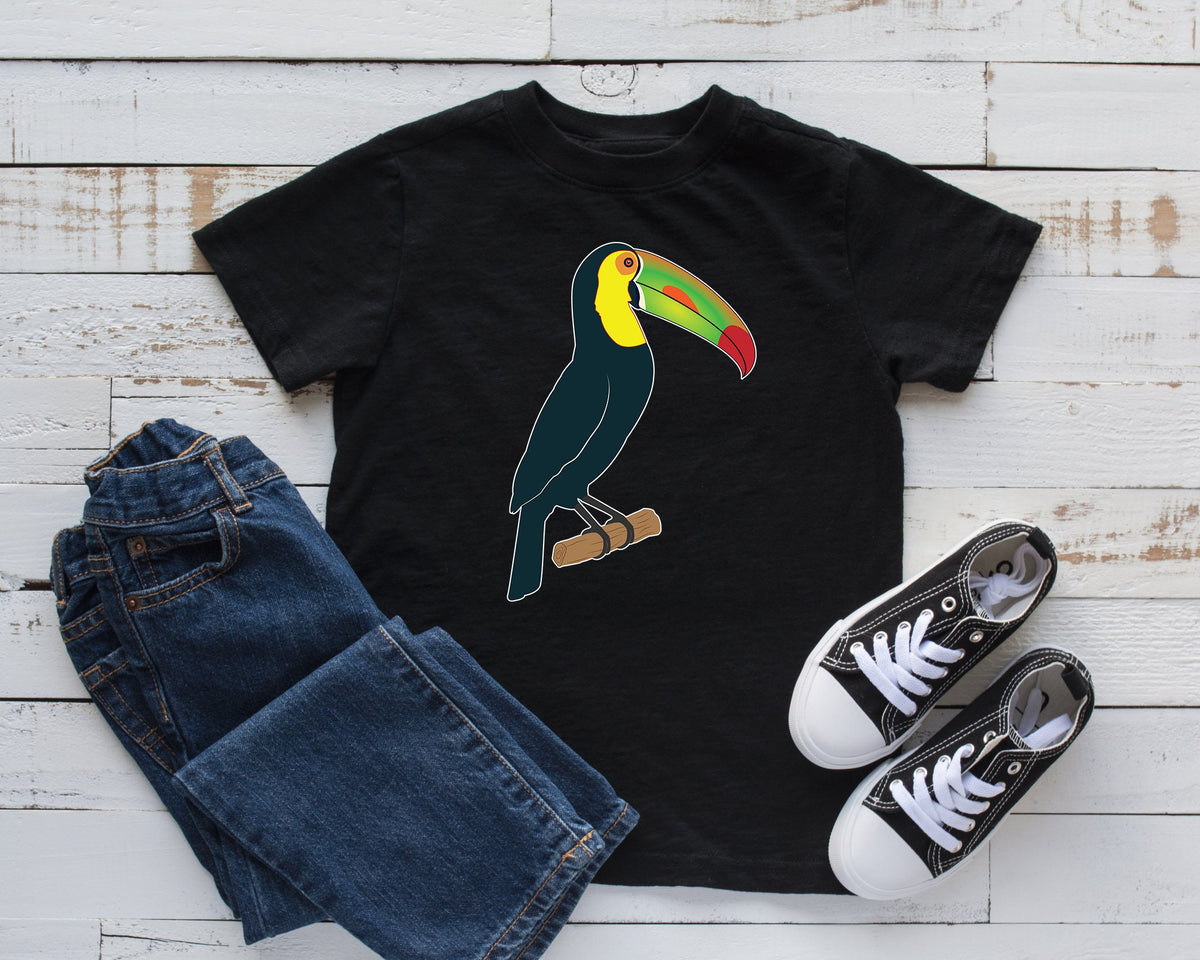 Toucan TShirt Cute Toucan Kids Tee Toddler Tee Tank Top Hoodie Sweatshirt Long Sleeve Kids Tee Apparel Gift Hoodie – Soft Feel · Perfect For Daily Wear