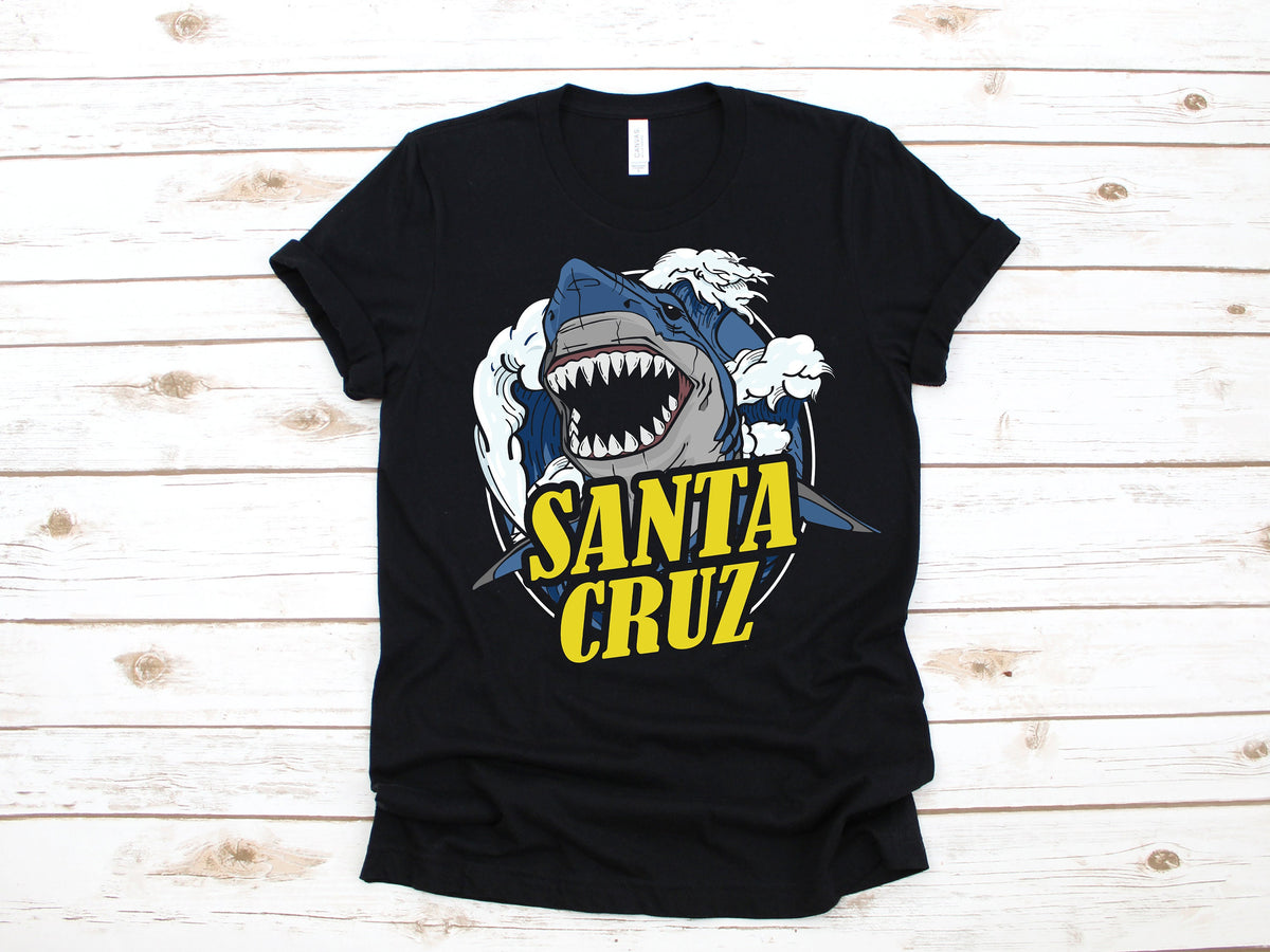 Santa Cruz TShirt Santa Cruz California Shark Tank Top Hoodie Sweatshirt Long Sleeve Kids Tee Apparel Gift Hoodie – Aesthetic Look · Trending Graphic Apparel