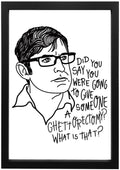 Louis Theroux Ghettorectomy Print Weird Weekends A3 Art Print Graphic Tee – Bold Style · Must-Have Style