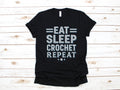 Eat Sleep Crochet TShirt Funny Crocheting Tank Top Hoodie Sweatshirt Long Sleeve Kids Tee Apparel Gift Hoodie – Easygoing Wear · High-Quality Print