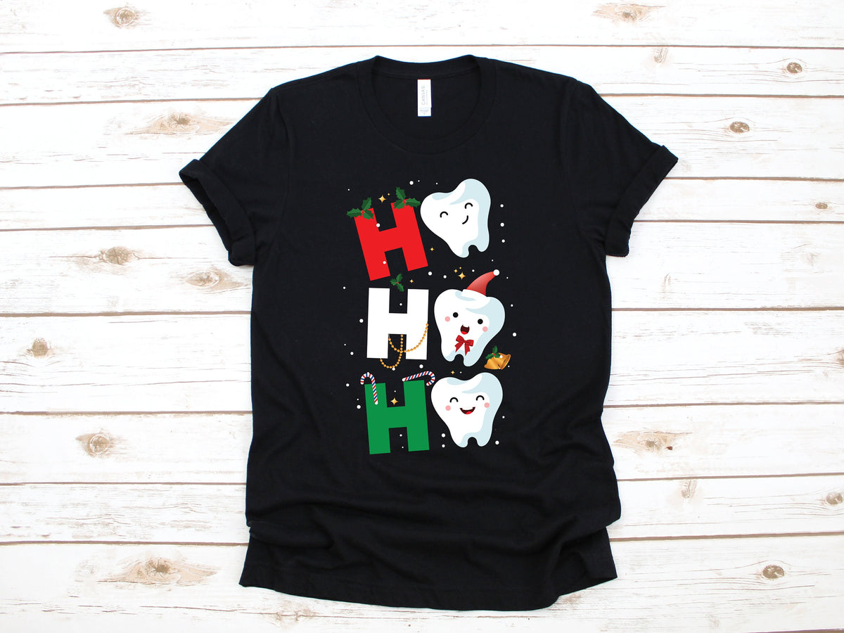 Dentist Christmas TShirt Teeth Santa Dental Office Tank Top Dental Hygienist Hoodie Sweatshirt Long Sleeve Hoodie – Easygoing Wear · Must-Have Style