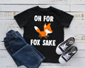 For Fox Sake TShirt Funny Fox Tee Cute Foxes Kids Hoodie Toddler Tee Tank Top Hoodie Sweatshirt Long Sleeve Kids Tee Apparel Gift Hoodie – Warm & Stylish · Trending Graphic Apparel