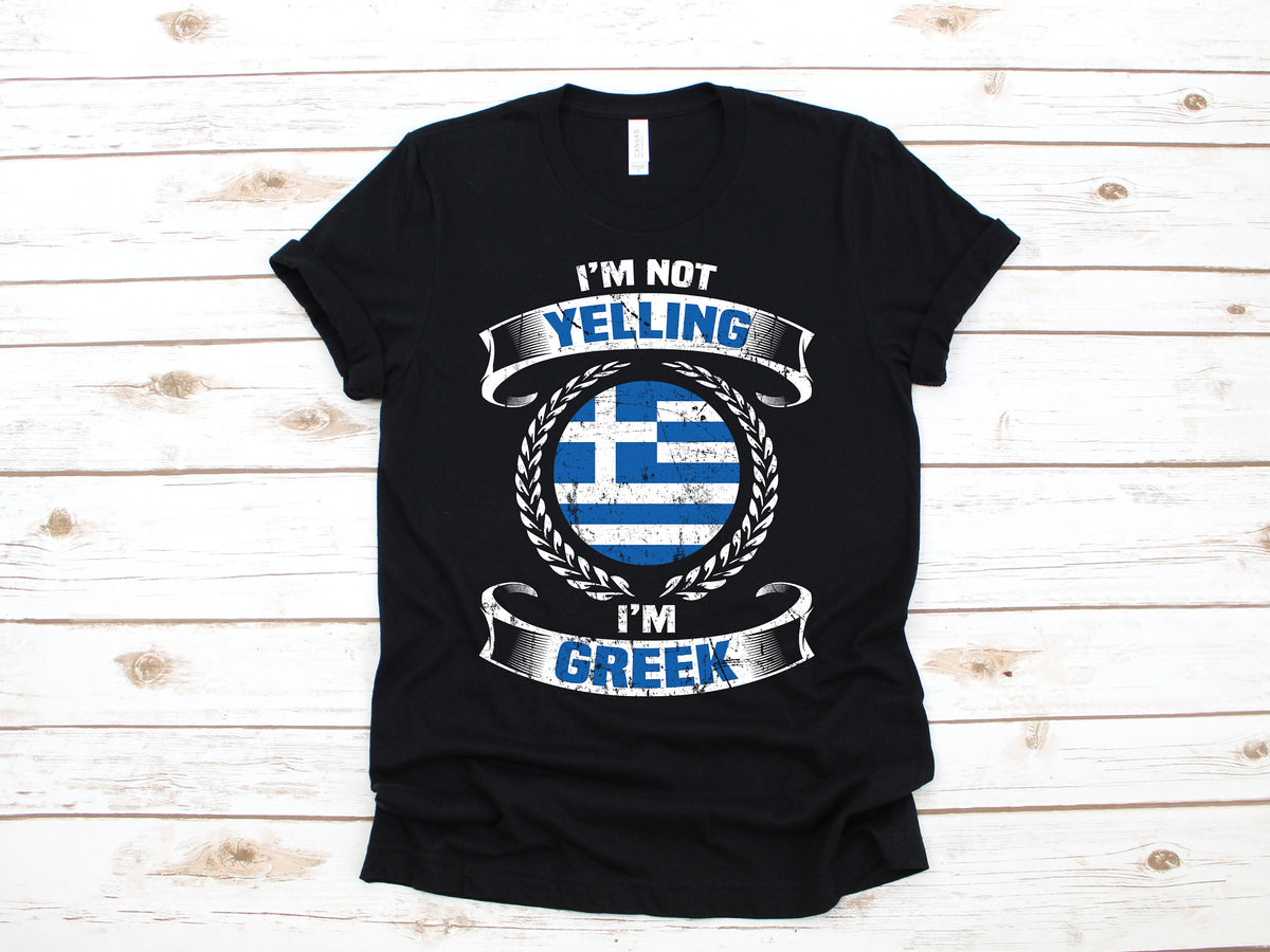 I39m Not Yelling I39m Greek TShirt Funny Greek Tee Gifts for Greeks Tank Top Hoodie Sweatshirt Long Sleeve Kids Tee Apparel Gift Hoodie – Feel-Good Design · Must-Have Style