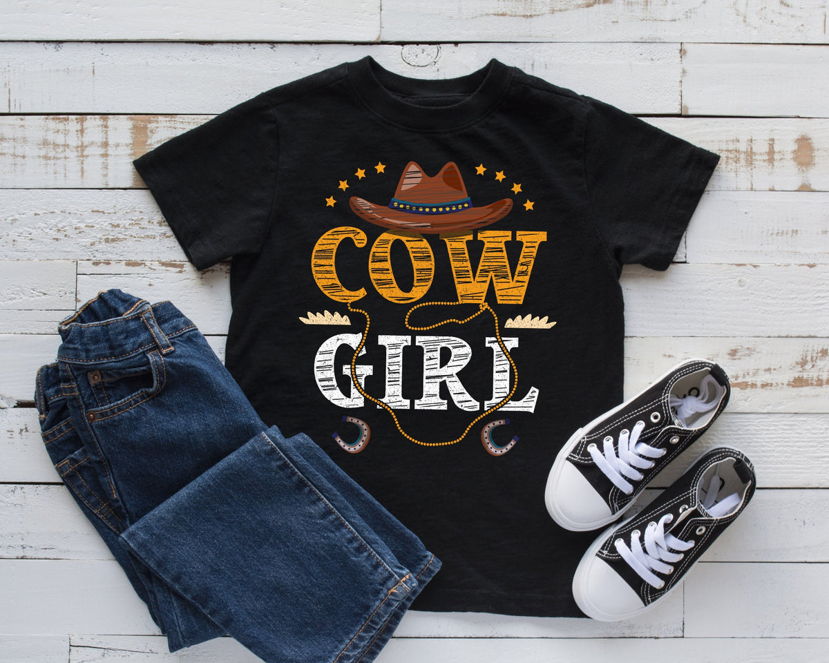 Cowgirl TShirt Cute Cow Girl Tank Top Hoodie Sweatshirt Long Sleeve Kids Tee Apparel Gift Hoodie – Cozy Vibes · Trending Graphic Apparel