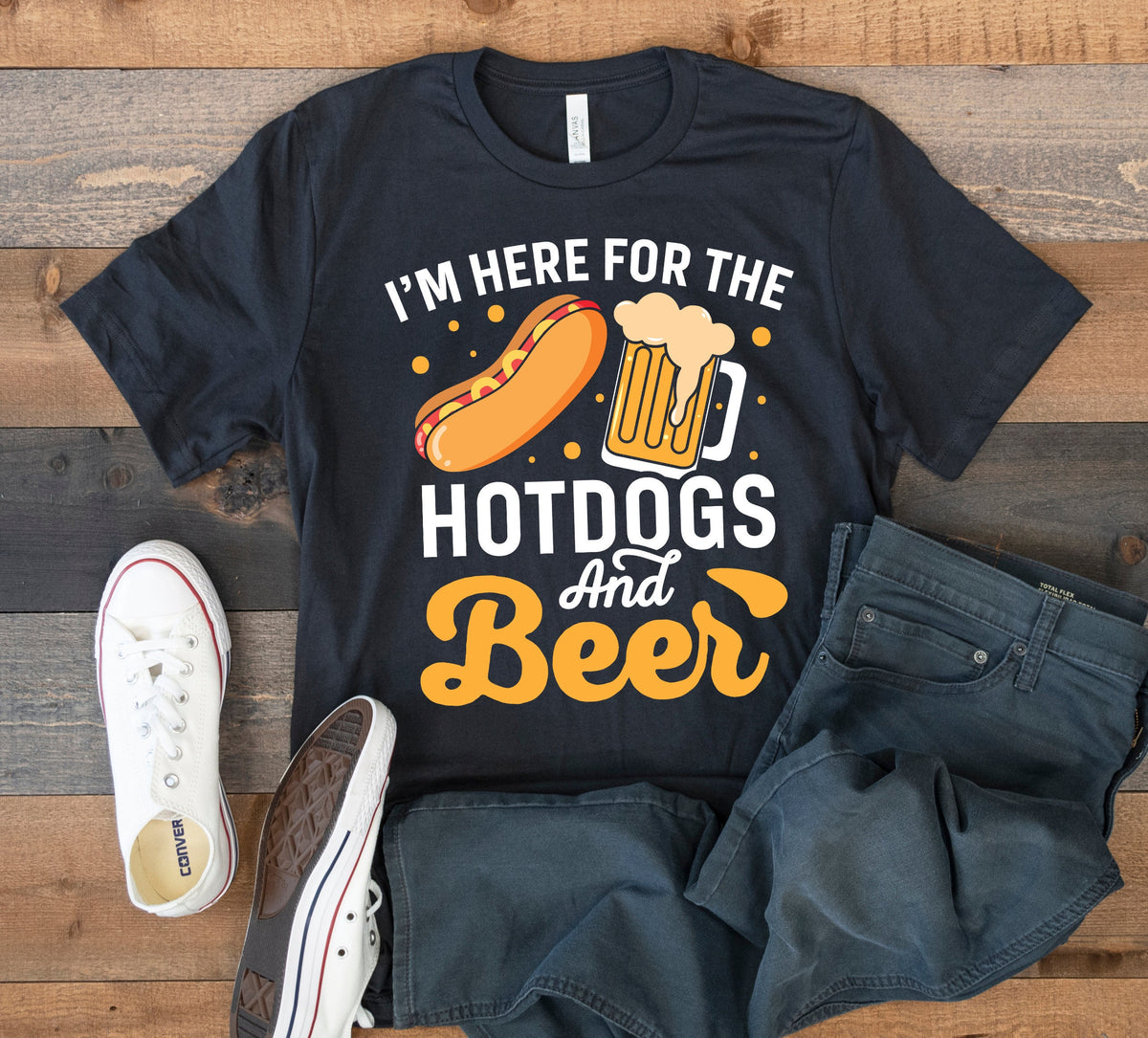 Hotdogs and Beer TShirt Funny Beer Hotdog Baseball Tee Tank Top Hoodie Sweatshirt Long Sleeve Hoodie – Warm & Stylish · Must-Have Style
