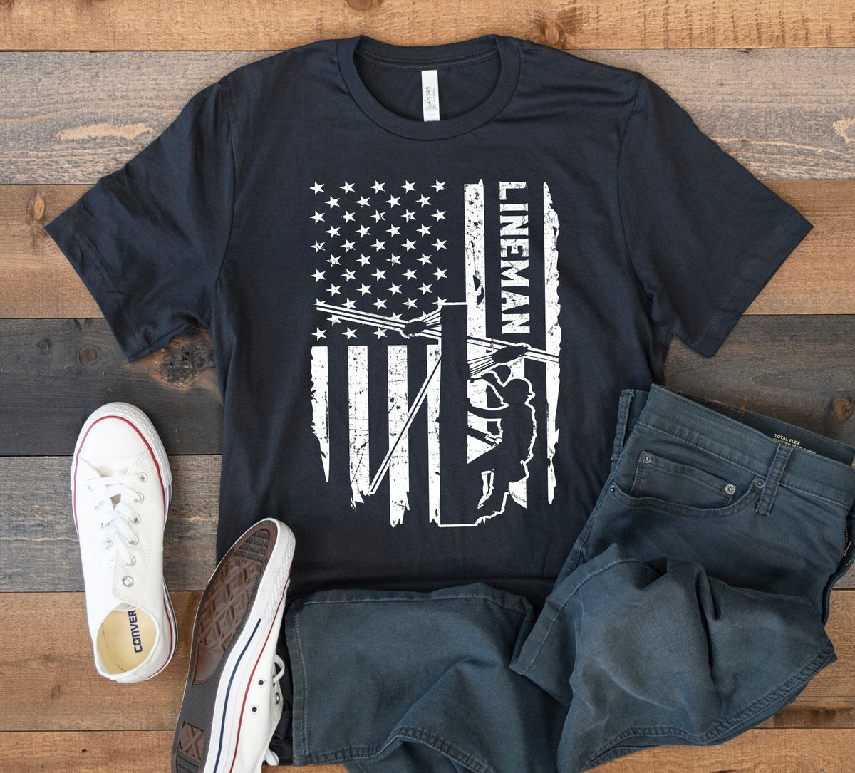 Lineman USA Flag TShirt American Lineworker Tee Patriotic Tank Top Hoodie Sweatshirt Long Sleeve Kids Tee Apparel Gift Hoodie – Aesthetic Look · Top Pick For Any Outfit