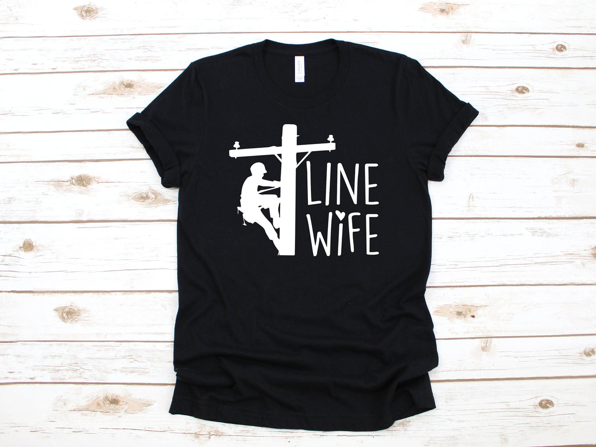 Lineman Wife TShirt Lineworker Wives Tee Tank Top Hoodie Sweatshirt Long Sleeve Kids Tee Apparel Gift Hoodie – Warm & Stylish · Must-Have Style